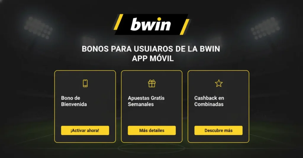 bonos y promociones de bwin movil